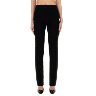 Max Mara Slim-fit Trousers, female, Black, Size: XS Slim-fit Trousers