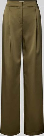 Jake*s Stoffhose mit Bundfalten in Oliv, Größe 32