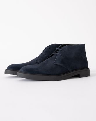 Boss Orange by Hugo Boss Mens Calev Calev_Desb_sdfb Desert Boots in Dark Grey Shoes Suede - Size UK 11