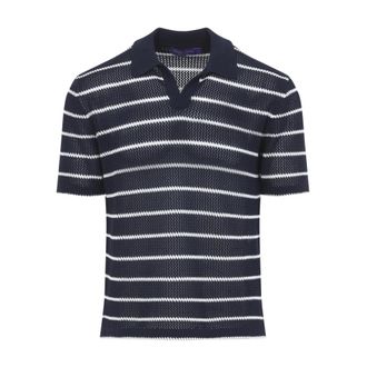Ralph Lauren Polo Shirts, male, Blue, Size: S Cotton-Jersey T-Shirt