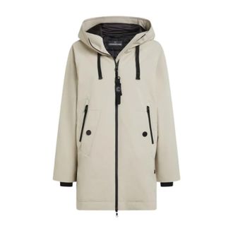 Creenstone Jassen, Dames, Beige, M, Emma Parka