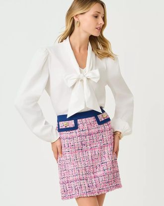 Lilly Pulitzer Jennifer Boucle Mini Skirt