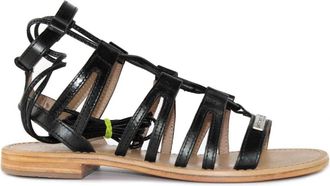 Les Tropeziennes Hercule - Dames - Sandalen - Zwart - 37 EU - Leer - Schoenen
