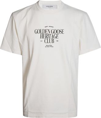 Golden Goose Minimalist Print Cotton Jersey T-Shirt