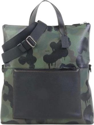 Coach Pre-owned Tote Bags, male, Multicolor, Size: ONE SIZE Pre-owned Leather shoulder-bags