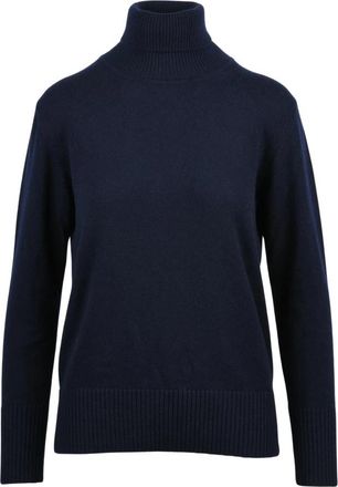 Alpha Studio Dolcevita Turtleneck - Dames - Coltruien - Blauw - M - Kasjmier - Truien & Vesten