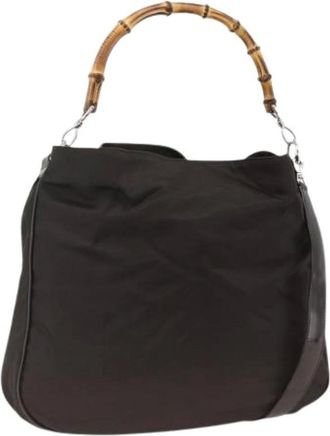 Gucci Pre-owned Shoulder Bags, female, Brown, Size: ONE SIZE Pre-owned Vintage Shoulder Bag