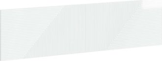 vidaXL Cabecero Montada En La Pared Haarlem Blanco Brillante Vidaxl
