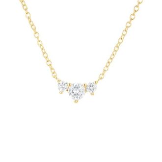 Untamed Petals Capri Crystal Necklace in Metallic Gold at Nordstrom