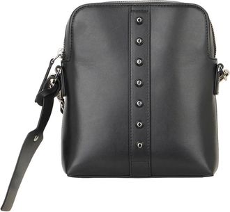 John Richmond Borsa a Tracolla Verticale con Borchie - Heren - Schoudertassen - Zwart - ONE Size - Tassen