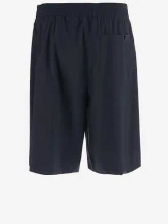 Darkpark Cotton-Blend Bermuda Shorts - Navy