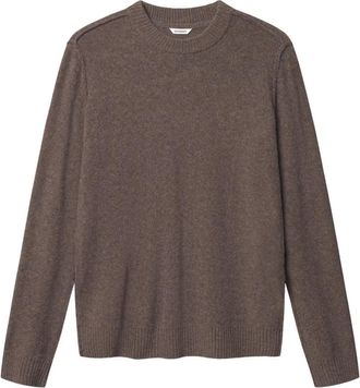 Gabba Tokota Aico LS - Heren - Ronde hals truien - Bruin - L - Wol - Truien & Vesten