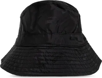 Moschino Accessoires, unisex, Zwart, ONE Size, Monogram Hoed