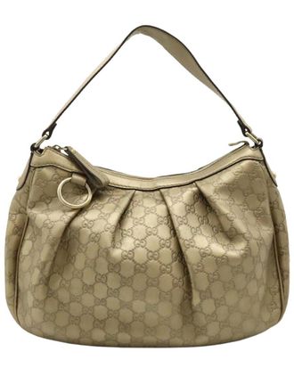 Gucci Gold Calfskin Sukey Shoulder Bag (Authentic Pre-Loved)