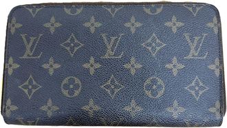 Louis Vuitton Monogram Brown Pvc Long Wallet (Bi-Fold) (Pre-Owned)