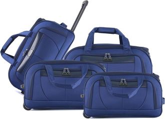 Izod Carol 4Pc Soft Shell Lightweight Duffel 360 Set