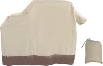 OEM Funda Para Parrilla 420d Con Revestimiento Plateado, Tela, Funda Antipolvo Para Barbacoa, Funda Para Parrilla De Barbacoa De Exterior, Beige/marr&oacute;n, 1