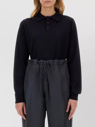 Maison Margiela wool regular-fit polo shirt