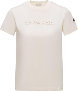 Moncler WOMENS BRANDED T SHIRT Size: L, colour: BEIGE