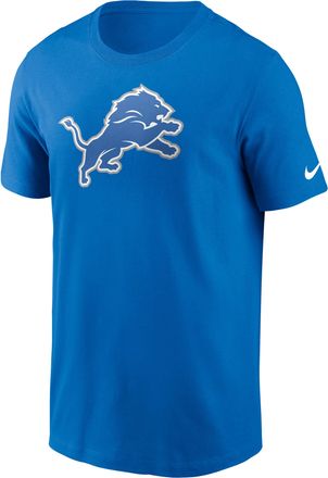 Nike Detroit Lions Logo Essential Nike Mens NFL T-Shirt in Blue | N19945A9J-UXR