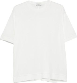 Paolo Pecora Katoenen Jersey T-shirt - Heren - T-shirts - Wit - L - Katoen - Tops