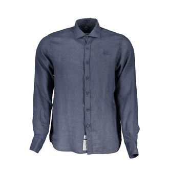 La Martina Linen Men Mens Shirt