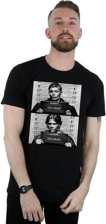 SuperNatural Mens Winchester Mugshots T-Shirt XXX-Large Black
