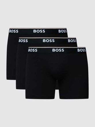 HUGO BOSS Trunks mit Logo-Bund im 3er-Pack Modell Power in Black, Größe XXL