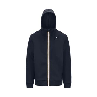 K-Way Zip-throughs, male, Blue, XL, Mens Clothing Sweatshirts Blue Aw25