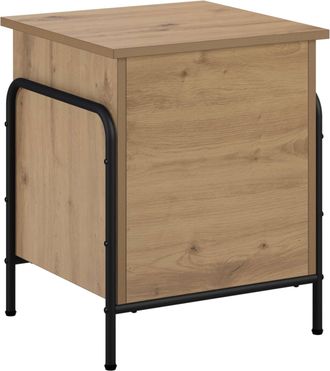 vidaXL Scatola Di Stoccaggio Rovere Artigianale 80 X 40 X 49,5 Cm Vidaxl