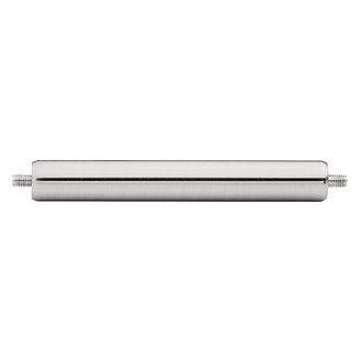 Ballard Designs Drapery Rod Straight Connector - Polished Nickel, 1.25 - Ballard Designs