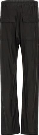 Rick Owens Mens Black Acetate Casual Pants