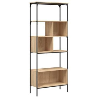 vidaXL Vidaxl - Librer&iacute;a 5 Estantes Madera De Ingenier&iacute;a Roble 76x33x188,5 Cm