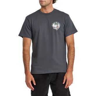 Quiksilver HI Hula Sunset Cotton Graphic T-Shirt in Iron Gate at Nordstrom, Size X-Large