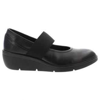 FLY London NARA547FLY Leather Womens Slip On Shoes - Black - Size:UK 4