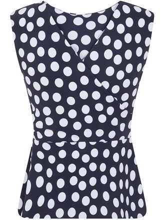 La Petite Robe Di Chiara Boni Oliwia Print Slim Jersey Top