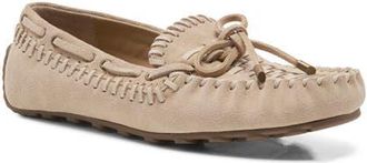 Free People Misty Driving Loafer in Sunstone Sand Suede at Nordstrom, Size 9.5