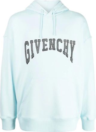 Givenchy Cotton Hoodie with Appliqué Logo