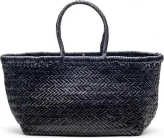 Dragon Diffusion Bamboo Triple Jump Small Tote Bag - Dames - Shoppers - Zwart - ONE Size - Leer - Tassen