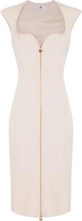 Elisabetta Franchi Mujer, Vestidos, Beige, Talla: S