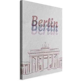 OEM Pintura - Berl&iacute;n En Acuarela (1 Parte) Vertical