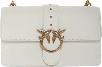 Pinko Crossbodytas - Dames - Schoudertassen - Beige - ONE Size - Leer - Tassen
