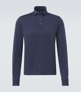 Fedeli Cotton piqu&eacute; polo shirt