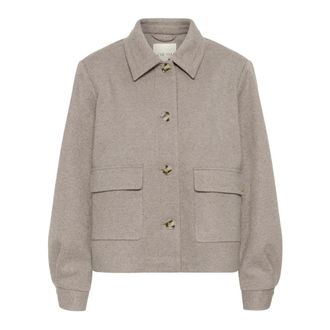 Cream Jassen - Dames - Mantels - Bruin - Maat: L
