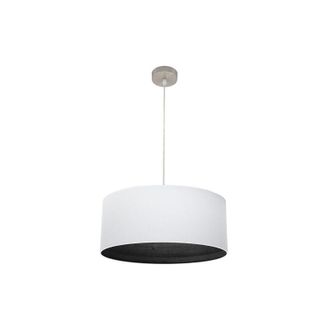 Fabrilamp Fabrilamp - Colgante Tatiana 1xe27 Niquel/blanco-mad.Negra Regx50x50 Cm