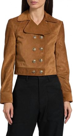 Nili Lotan Cassidy Suede Jacket In Martora