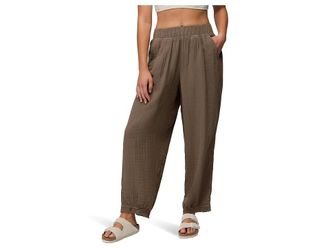 Prana Hideaways Pants Womens Casual Pants Mud : LG (Womens 12-14) 27, Cotton