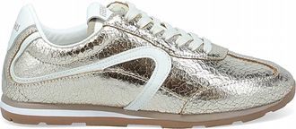 Verbenas Womens Jamaica Breck Sava Sneaker In Metallic Gold