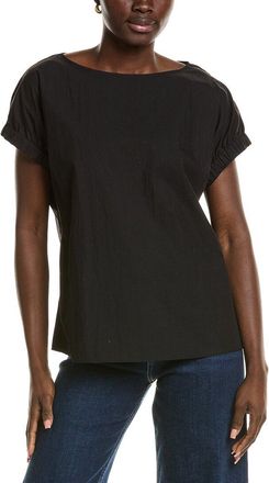 Lafayette 148 New York Gathered Cuff Sleeve Blouse