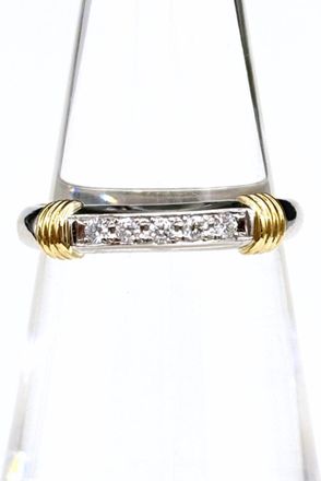 Dior Yellow Gold (18K) Platinum 950 Band Ring (Pre-Owned)